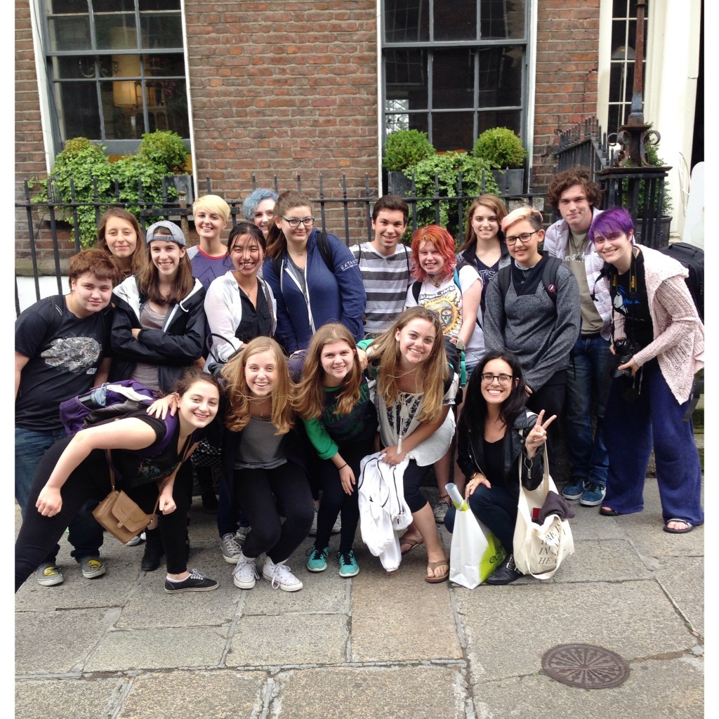 Thanks to co-leader Patrick for snapping this post-lunch squad pic!
